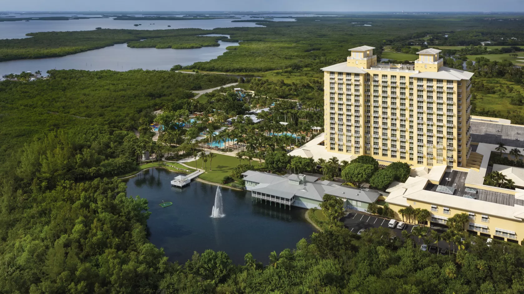 Hyatt Regency Coconut Point Aerial Shot